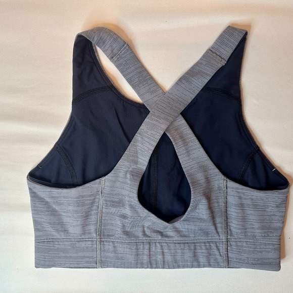 Outdoor Voices Key Crossback TechSweat Sports Bra - Storm - XS - Picture 7 of 8
